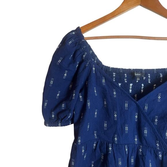 Madewell 100% cotton embroidered blouse. Size medium - Picture 2 of 8